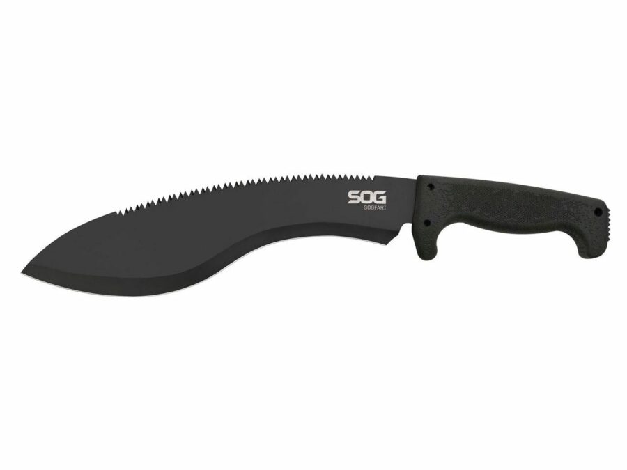 SOG SOGfari Kukri Machete 12" Blade Black