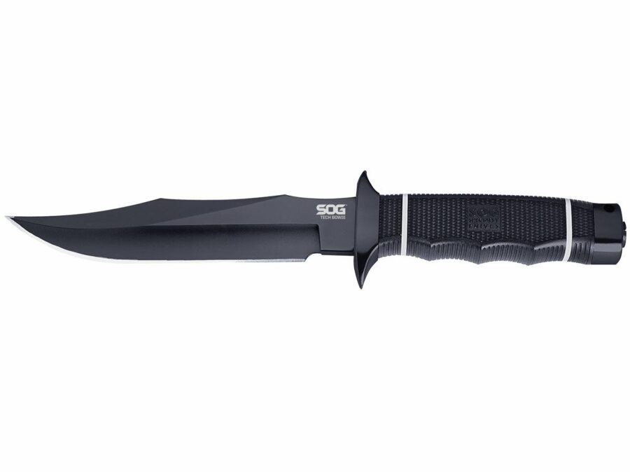 SOG Tech Bowie Knife 6.4" Blade Black