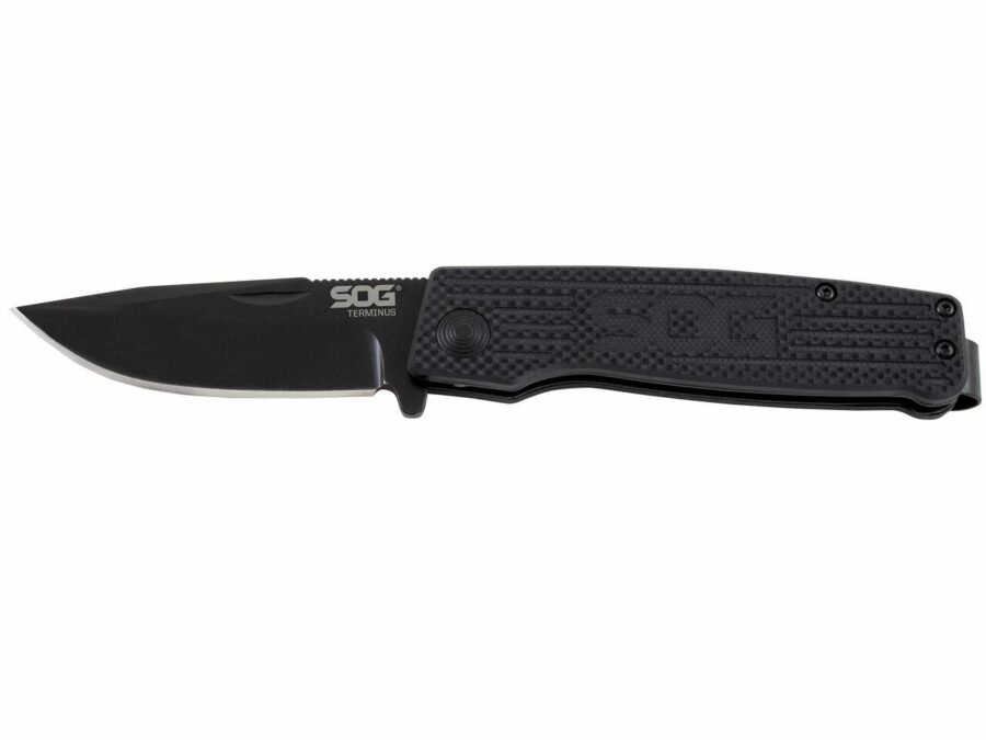 SOG Terminus Folding Knife 3" Blade Black