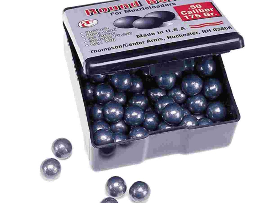 Thompson Center Maxi-Hunter Round Balls .50 cal 175 gr Lead 100/ct