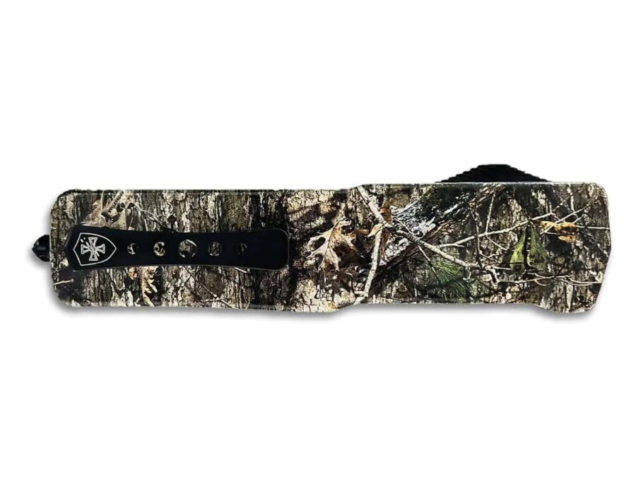 Templar Knife Premium Weighted Large Knife 3-1/2" D2 Tanto Blade Mossy Oak Country DNA