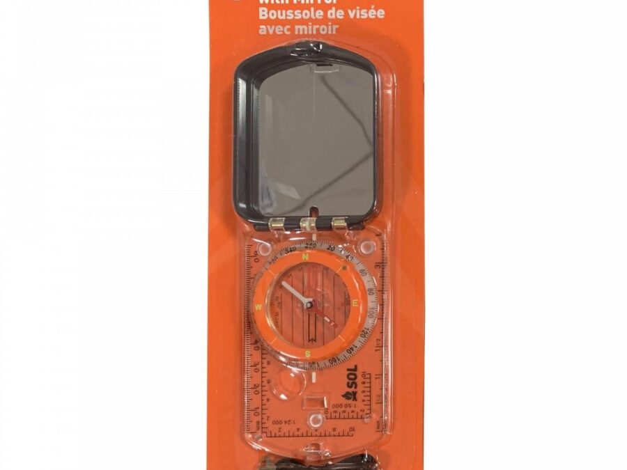 Survive Outdoors Longer Sighting Compass with Mirror