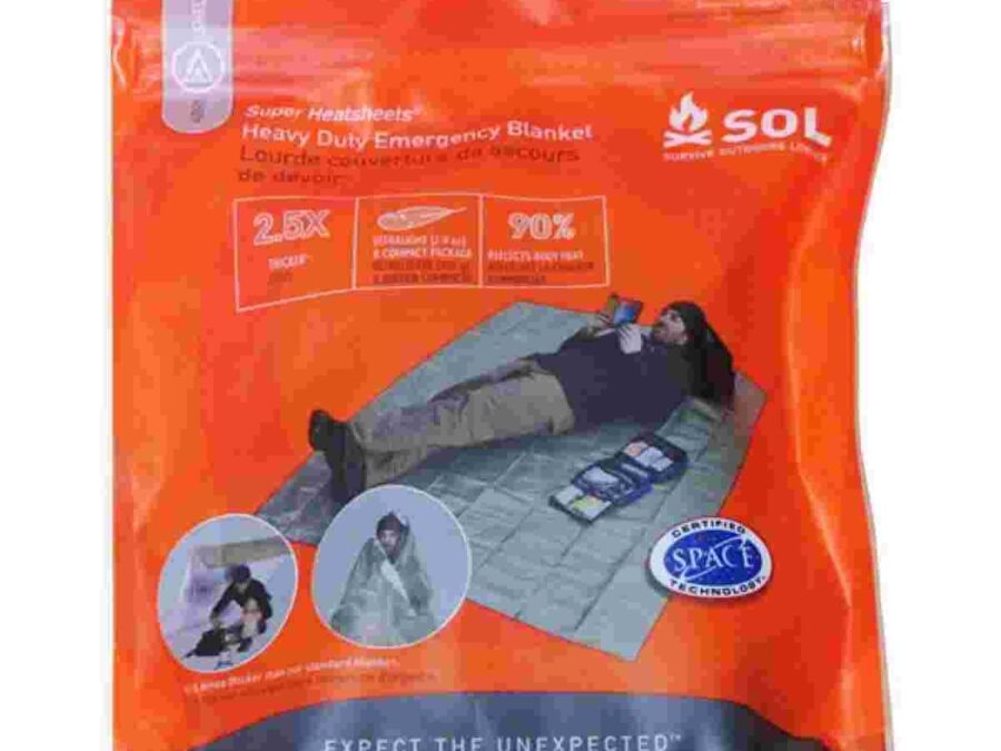 Survive Outdoors Longer Heavy Duty Emergency Blanket OD Green