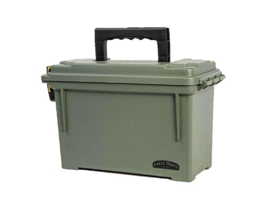 Uncle Mike's Plastic Ammo Can .30 Cal Green Hang Tag