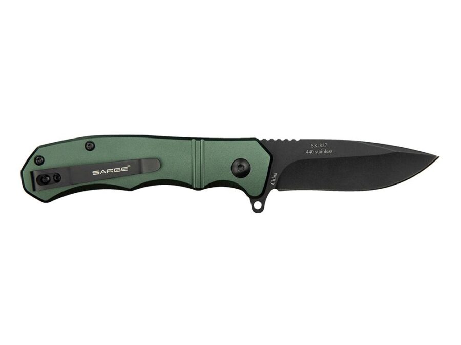 Sarge Knives Command Army Green Turbo Lock Folder