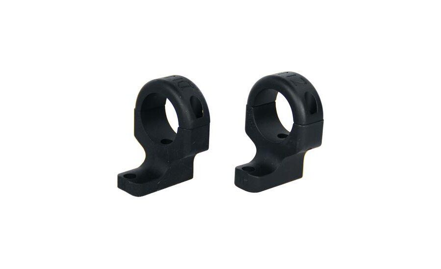 DNZ Game Reaper Two -Piece Scope Mount 4 Screws - Howa 1500 Mossberg 100ATR 4x4 Patriot Weatherby Vanguard Rem 700 721 722 725 30mm High Black