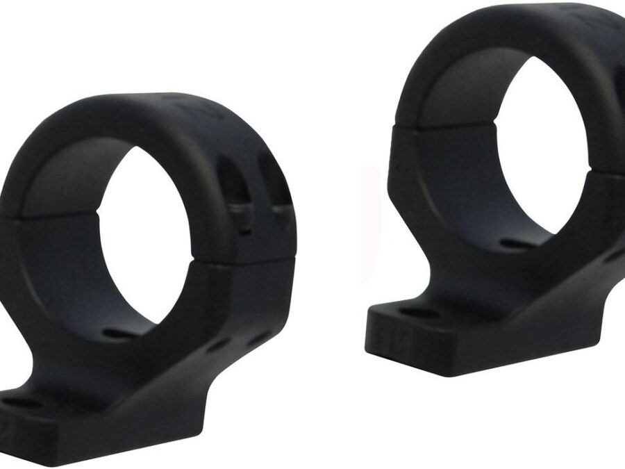 DNZ Hunt Masters 2-Piece Tactical Scope Mount LH/RH 4 Screws - Browning A Bolt Sako A7 Steyr LA / SA - 1" Medium Black