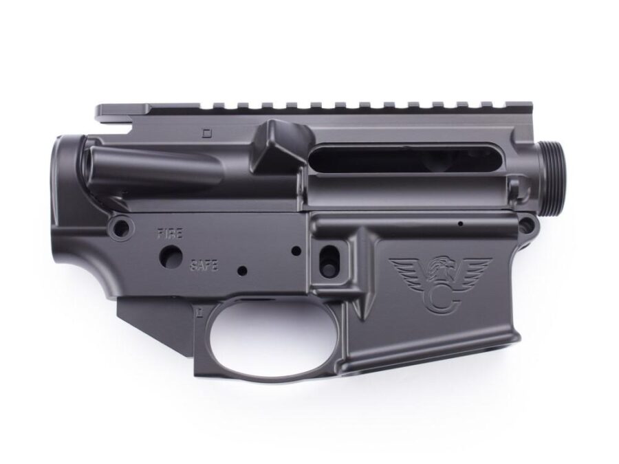 Wilson Combat AR-15 Receiver Set Lower/Upper Matched Set Forged Closed Triggerguard Black