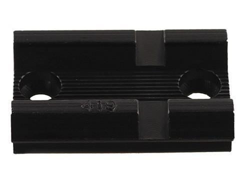 Weaver Standard Top Mount Aluminum Scope Base - Matte - #419M - FRONT Browning A-Bolt