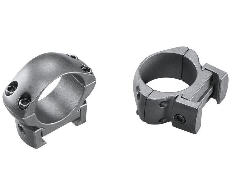 Weaver 2-Piece Grand Slam Steel Top Mount Scope Rings 1" Medium Matte (Windage Adjustable)