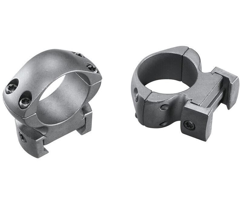 Weaver 2-Piece Grand Slam Steel Top Mount Scope Rings 1" High Matte (Windage Adjustable)