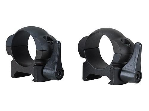 Weaver Grand Slam Leaver-Lok Top Mount Steel Scope Rings 1" Medium Matte