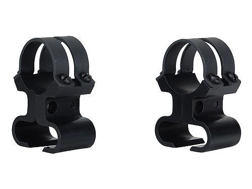Weaver See-Thru Steel Lock Ringmount (Baseless System) - 1" .22 Tip Off Black