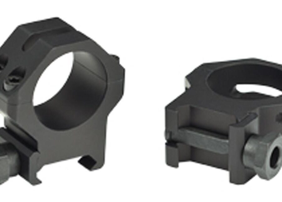 Weaver 4-Hole Tactical Picatinny Aluminum Scope Rings - Matte - 30mm X-High