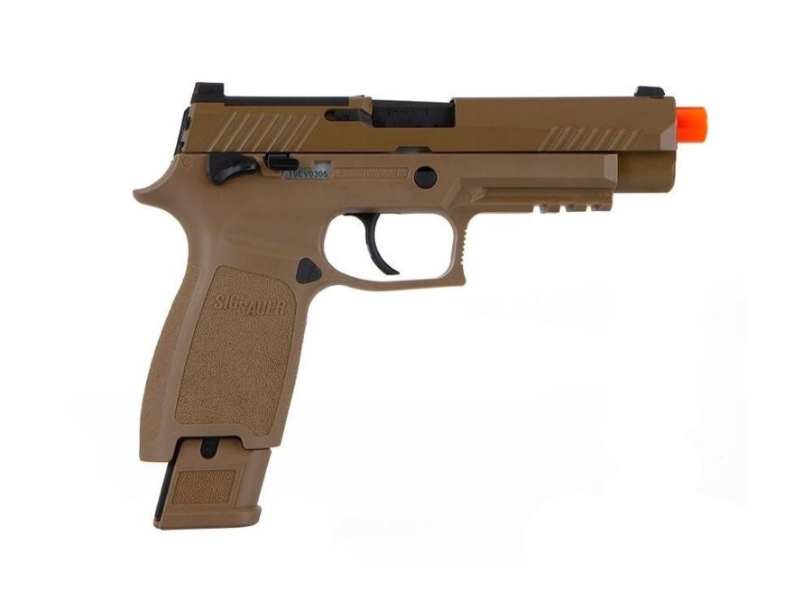 Sig Sauer Proforce M17 Airsoft Handgun 6mm Plastic BB Green Gas 410 fps Coyote Tan