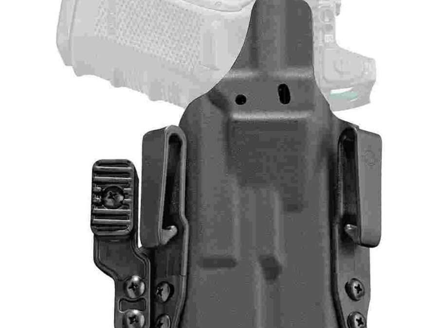 Mission First Tactical Pro Series IWB Light Holster for Glock 19 w/ TLR-7 Black Ambi