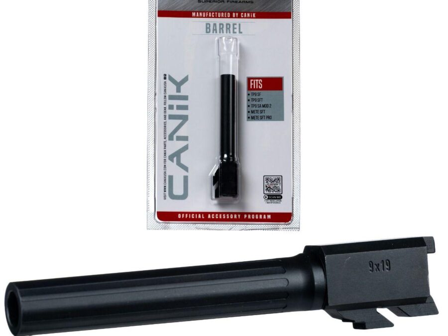 Canik Steel Drop in Barrel for Select Canik Pistols Full Size Fluted Black