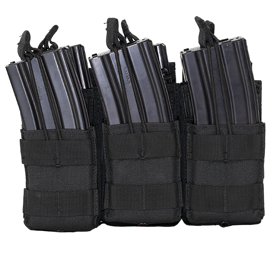 MKS Full Forge Gear Triple Magazine Pouch Black