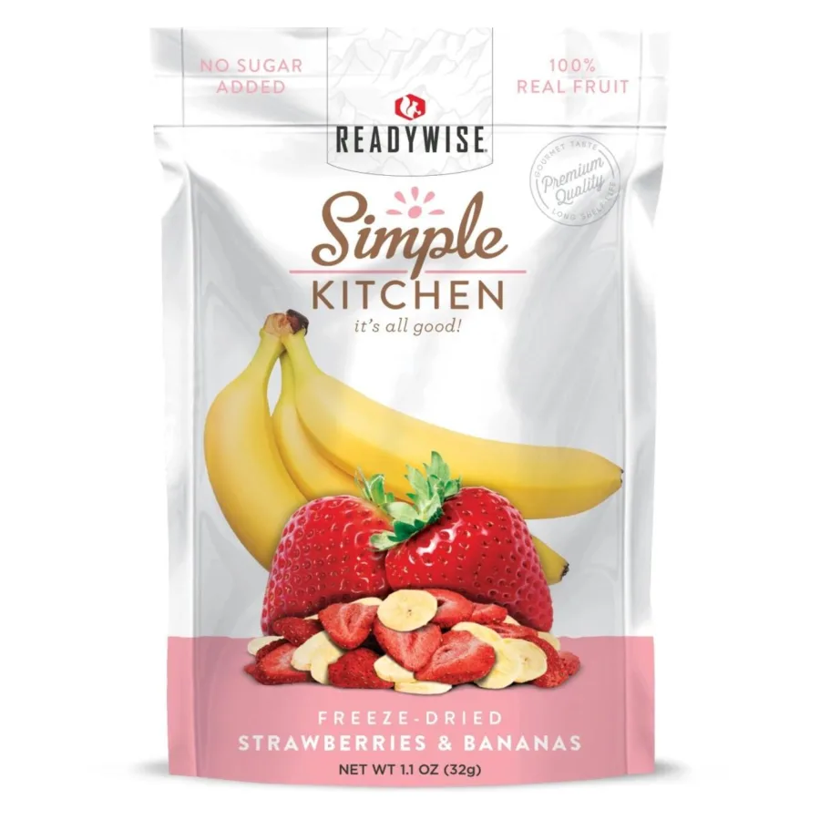 Readywise Simple Kitchen Strawberries & Bananas 1.1 oz