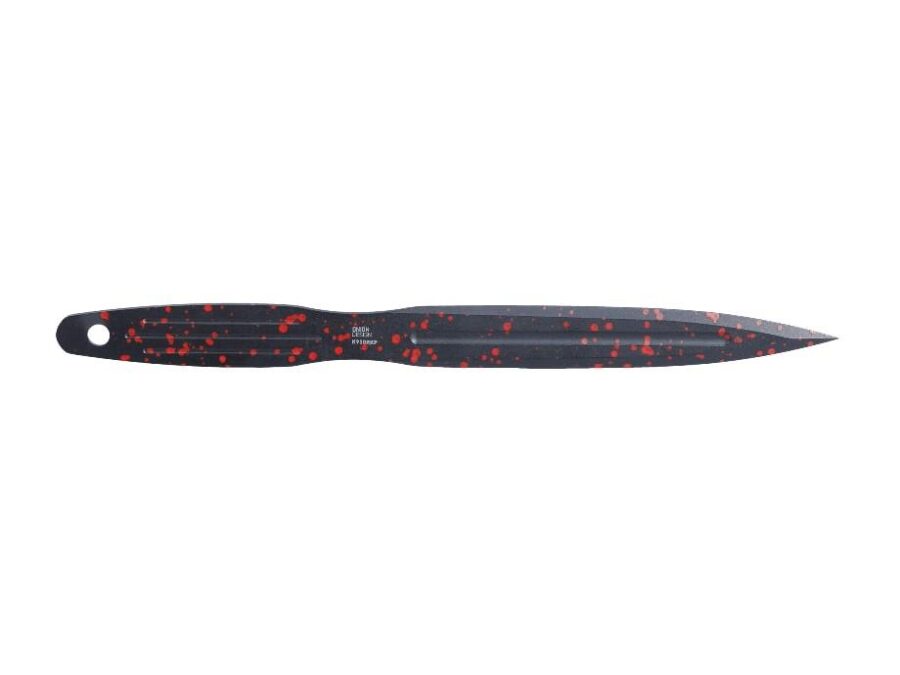 CRKT Onion Throwing Knives 6-1/4" Spear Point Blade Black and Red 3/ct