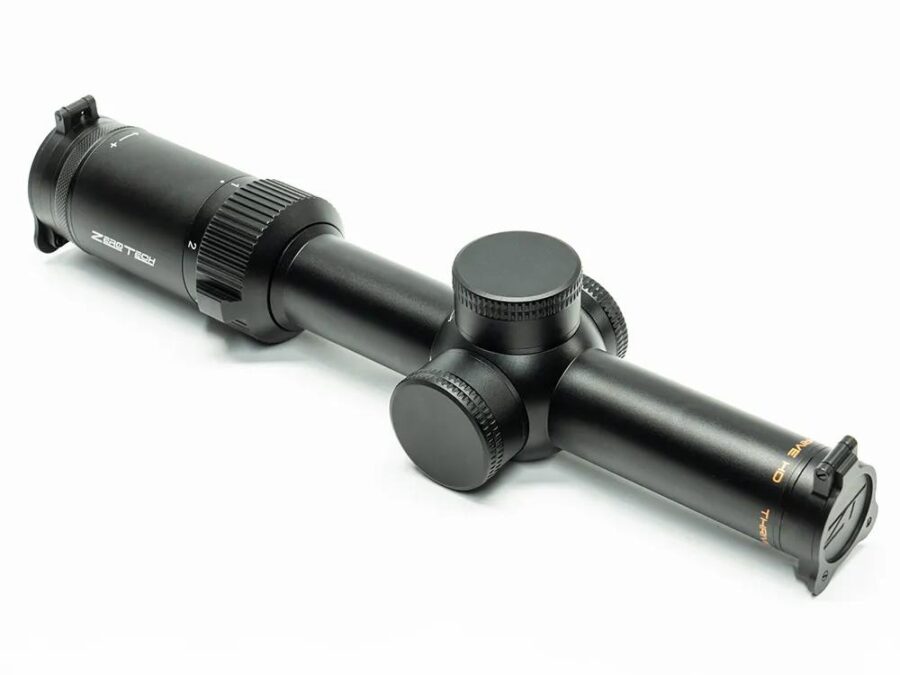 ZeroTech Thrive HD Rifle Scope 1-8x24 30mm SFP PHR4 MOA Illum Black