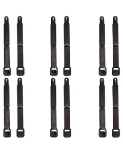 HIGH SPEED GEAR CLIP SHORT PACK OF 6 BLACK