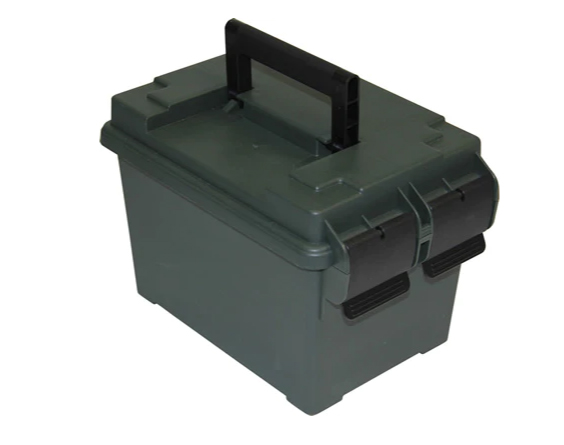 MTM AMMO CAN .45 CAL GREEN 7.25" X 10.6" X7.25" FOR BULK AMMO 500RD ( 6 PER CASE )