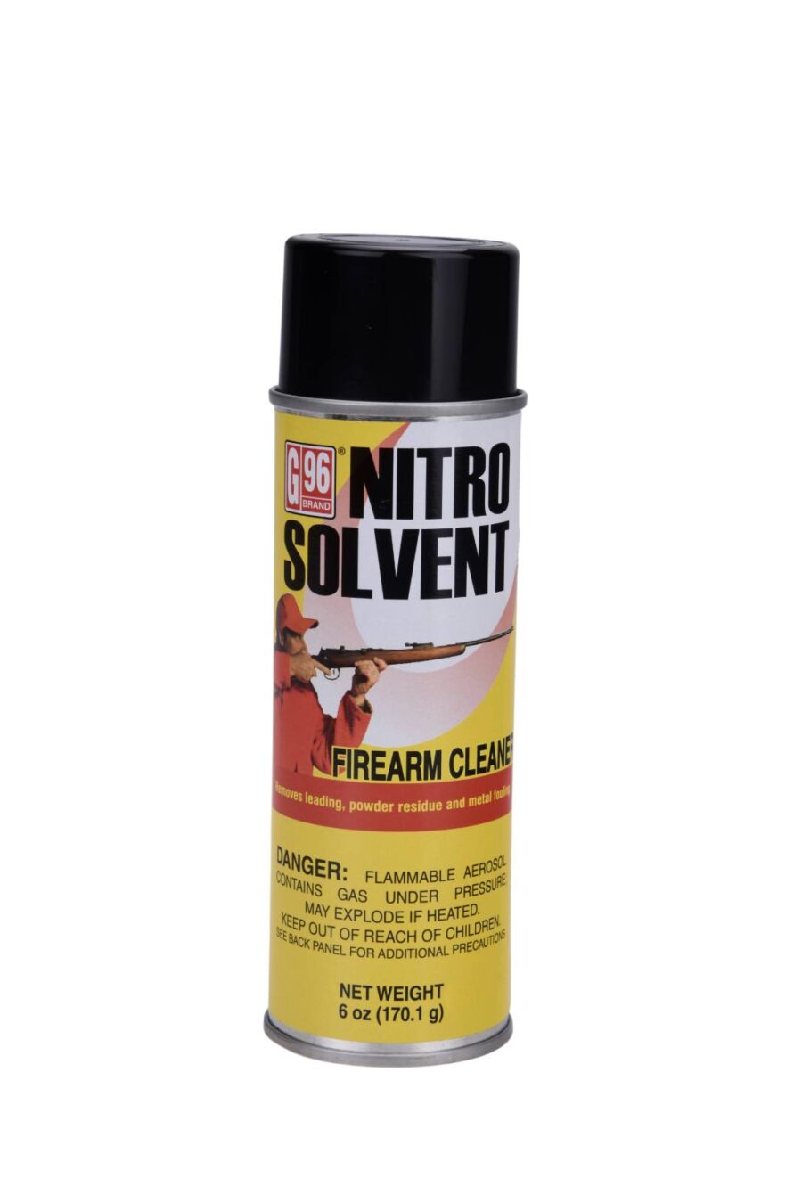 G-96 NITRO SOLVENT GUN CLEANER AEROSOL 6-OZ ( 12 PER CASE )