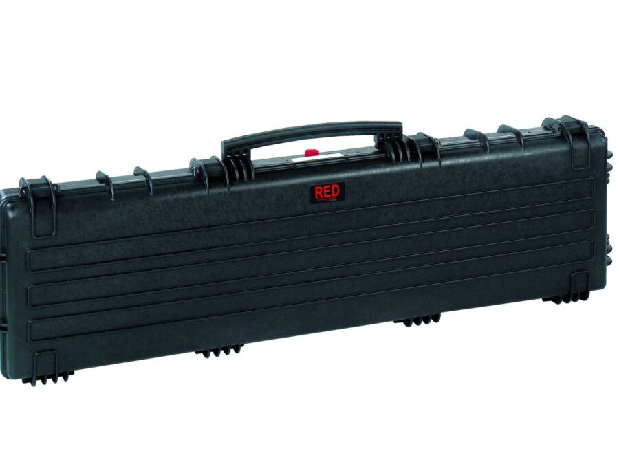 EXPLORER RED LONG GUN CASE BLACK WATERPROOF PRE-CUBED FOAM SET 53.15"X13.78"X5.31"