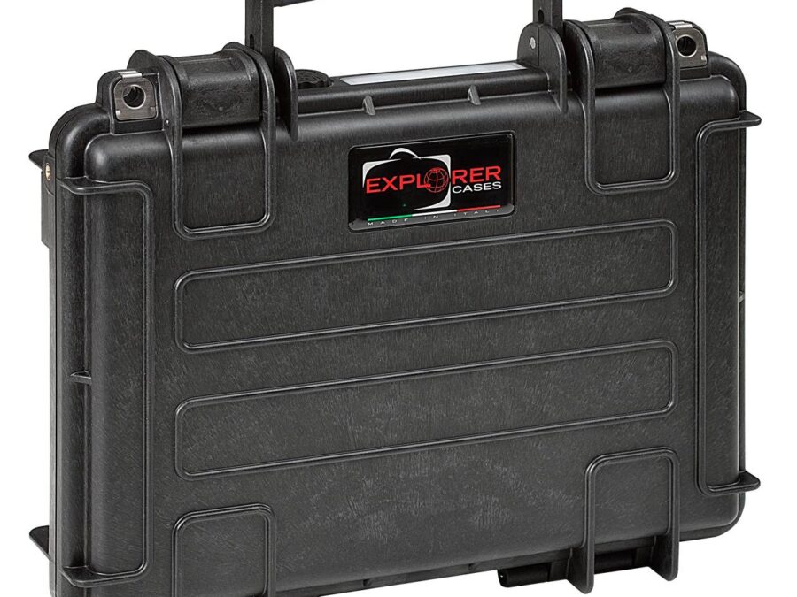 EXPLORER RED HARD CASE SINGLE PISTOL  BLACK WITH PRE-CUBED FOAM SET 10.87"X7.87"X4.72"