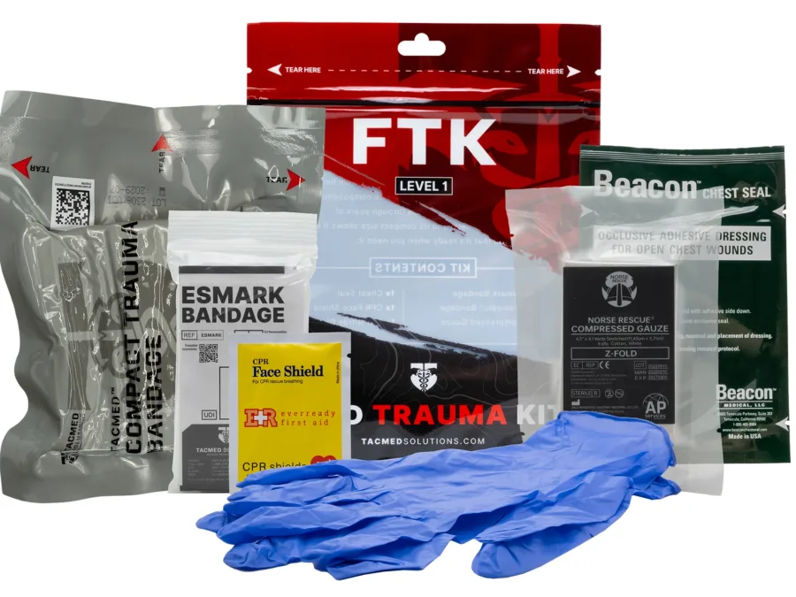 TACMED SOLUTIONS LEVEL 1 FIELD TRAUMA KIT