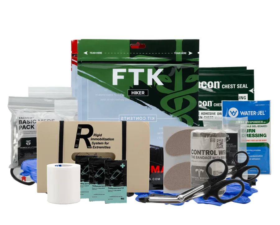 TACMED SOLUTIONS LEVEL HIKER  FIELD TRAUMA KIT