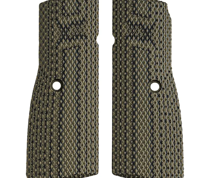 FN HIGH POWER G10 DIRTY OLIVE GRIPS