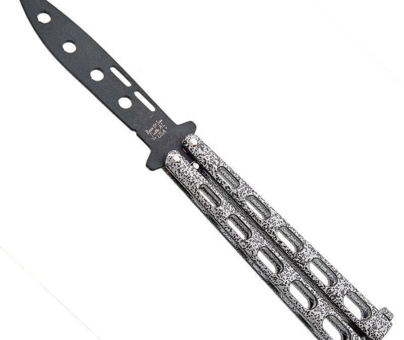 BEAR & SONS 5" SLVR BTTRFLY PWDR CT TRAINER