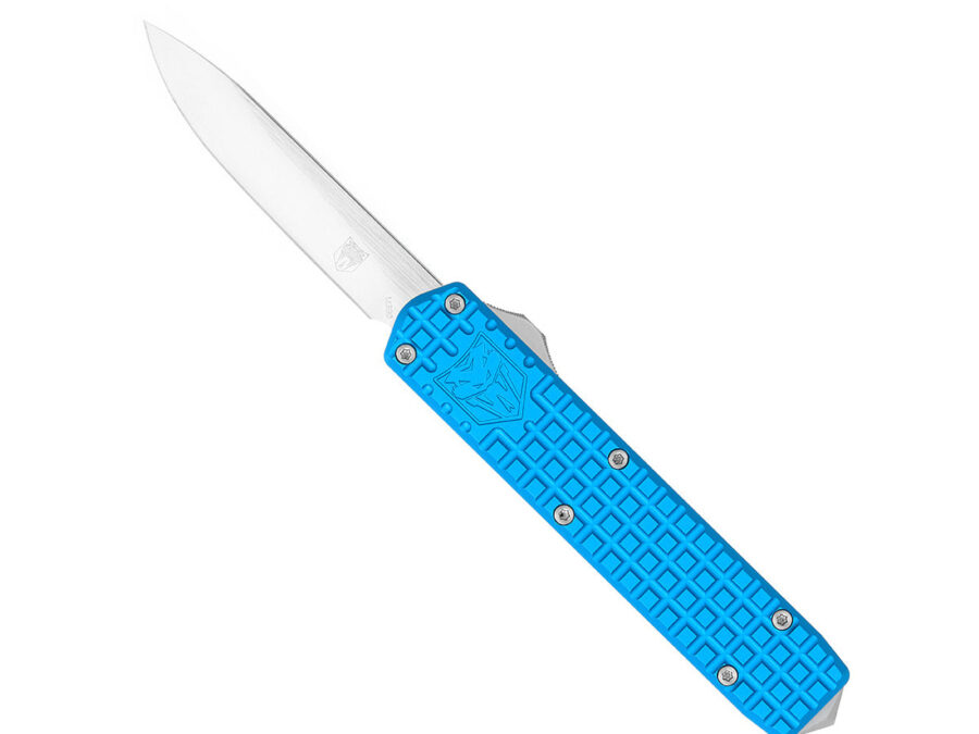 COBRATEC SMALL WARRIOR BLUE M390 DROP NON SERRATED