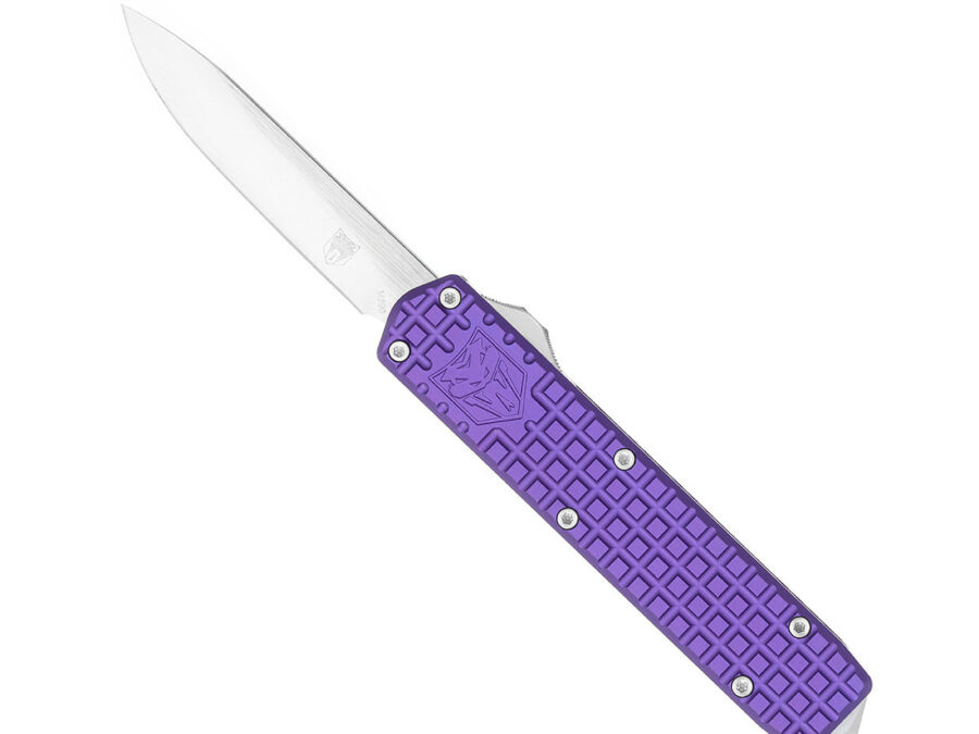 COBRATEC SMALL WARRIOR PURPLE M390 DROP NON SERRATED