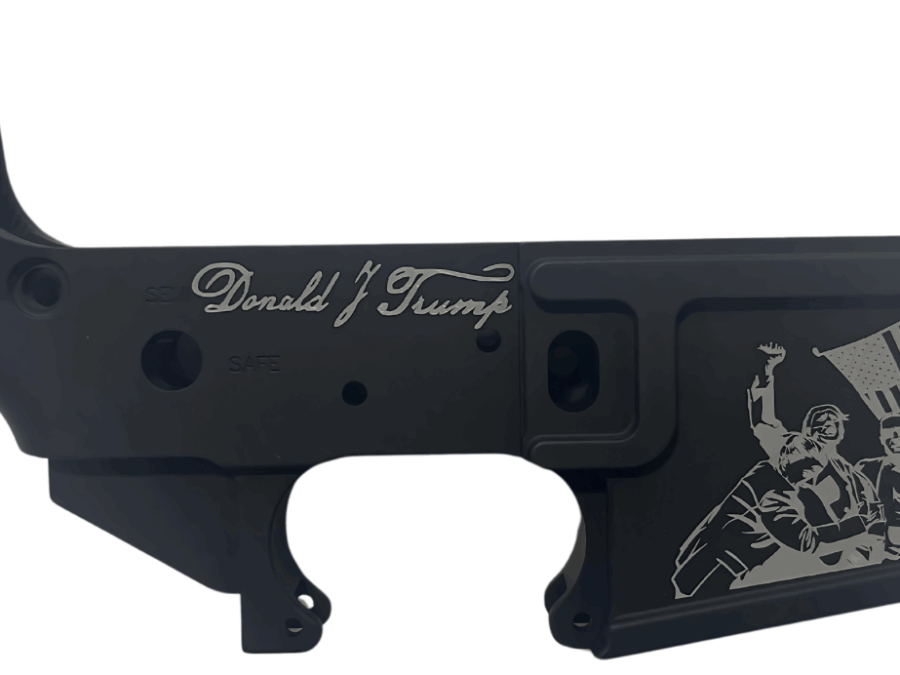 MENKE INDSTRY BILLET LWR RCVR MULTI BLK TRUMP EXCLUSIVE