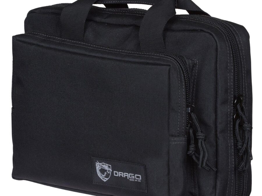DRAGO PRO GEAR DOUBLE PISTOL CASE BLACK (24/CASE)
