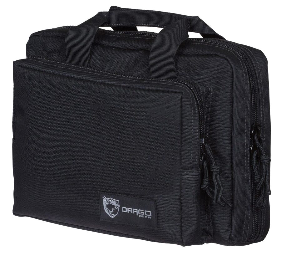 DRAGO PRO GEAR DOUBLE PISTOL CASE BLACK (24/CASE)