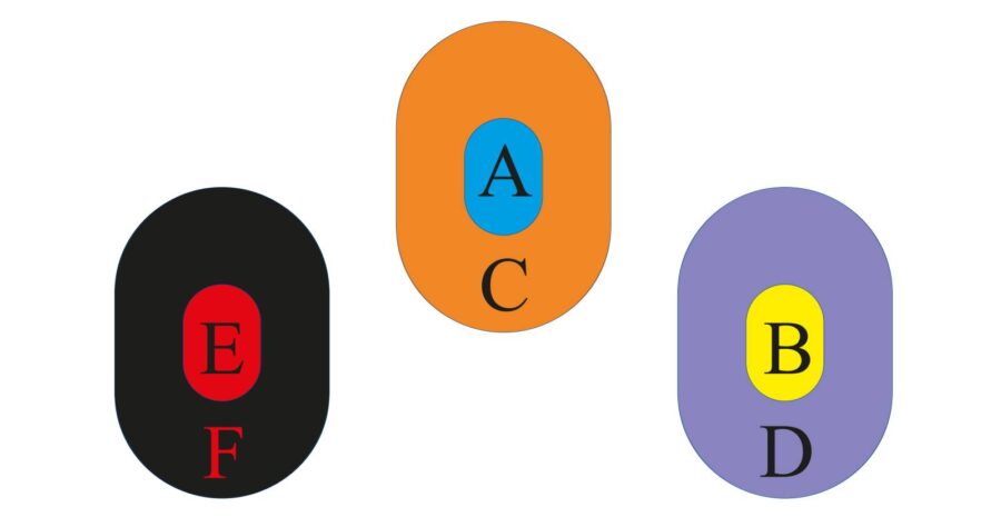 ROMTES SCT 5 SCORING ZONE TRUING TARGET TYPE C