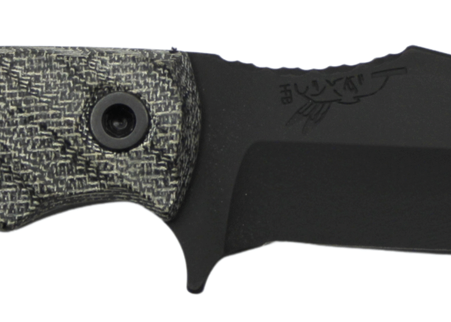 HALF FACE BLADES TOSAHWI 4" BLADE, 8.1"OA, CPM S45VN STEEL, ARMORY BLK, GRAY MICARTA GRIP