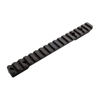 CASCADE LONG ACTION 1-PIECE PICATINNY BASE 0 MOA BLACK