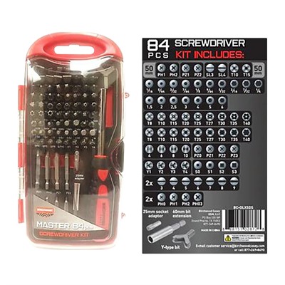 MASTER SCREWDRIVER SET 84 PIECE