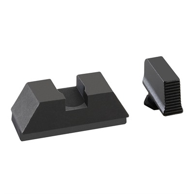 2L OPTIC COMP SIGHTS SERRATD FRONT .240''F /.315''R FOR GLOCK