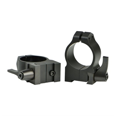 30MM MEDIUM (1.015'') 16MM DOVETAIL RINGS, BLACK