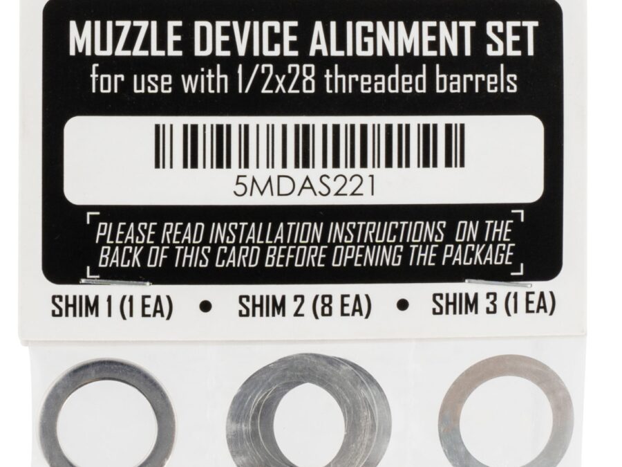 RUGGED SUPPRESSORS SHIM KIT 1/2X28