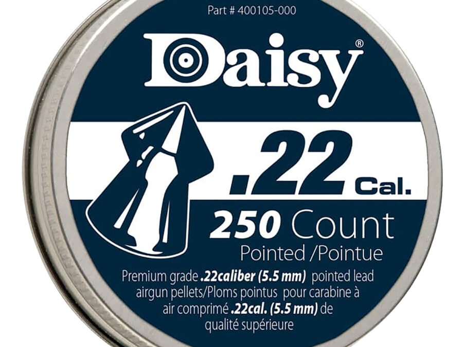 Daisy 997922512 PrecisionMax Premium 22 Lead Pointed Field Pellet 250/Tin