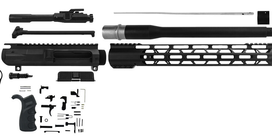 TacFire SSRK65CRDLPK20BN AR Build Kit Rifle 6.5 Creedmoor AR Platform Black Nitride 5/8"-24 tpi *Sports South Exclusive.