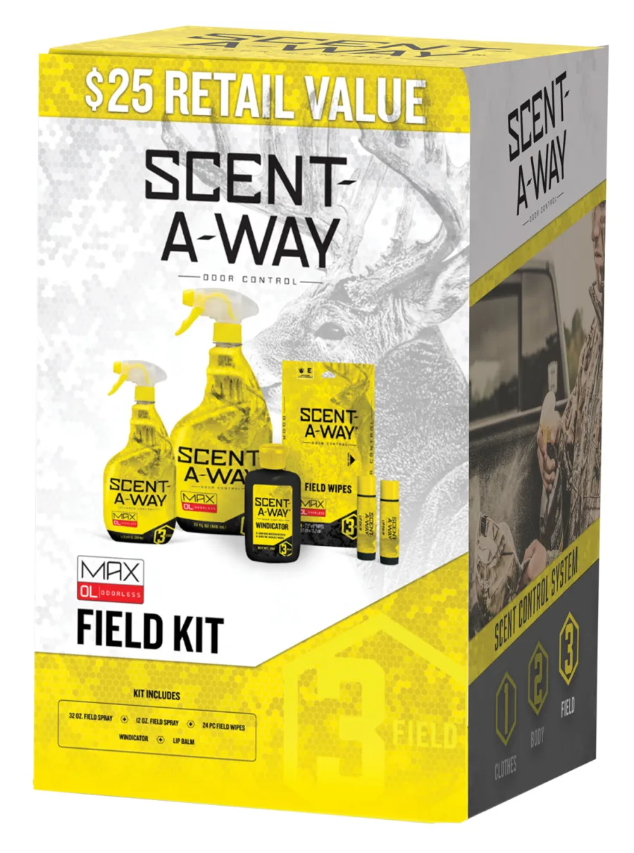 Scent-A-Way 100098 Max Field Kit Odor Eliminator Odorless Scent