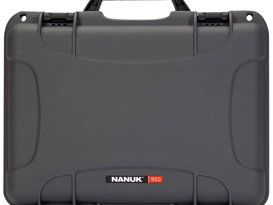 Nanuk 910GLOCK7 910 Glock Compatible 2 Up Pistol Case Graphite Resin w/ Closed-Cell Foam Padding 13.20" L x 9.20" W x 4.10" H Interior Dimensions